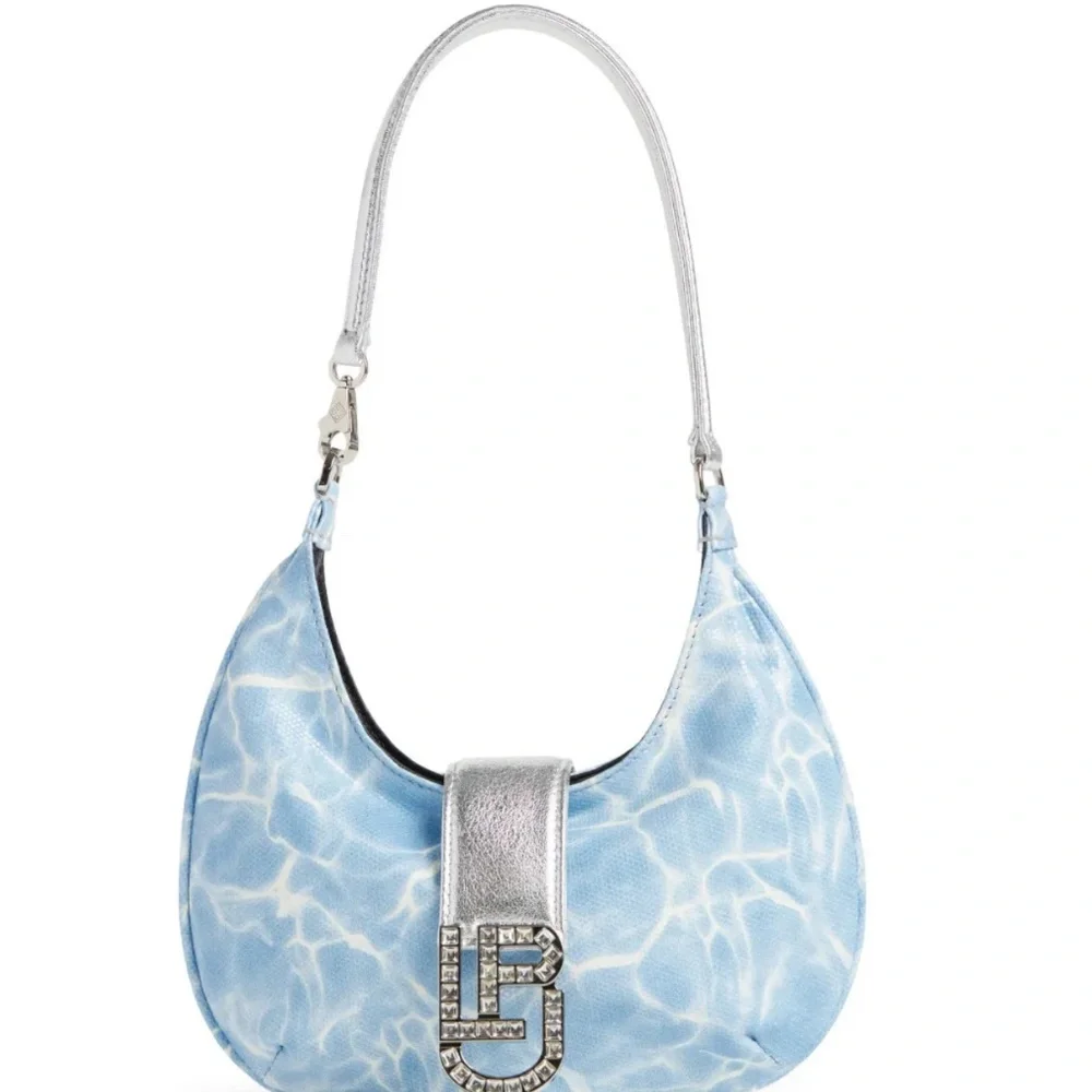 Cindy Logo Bag  Les Petits Joueurs Small Tiny purse cloud sky pool printed jewel